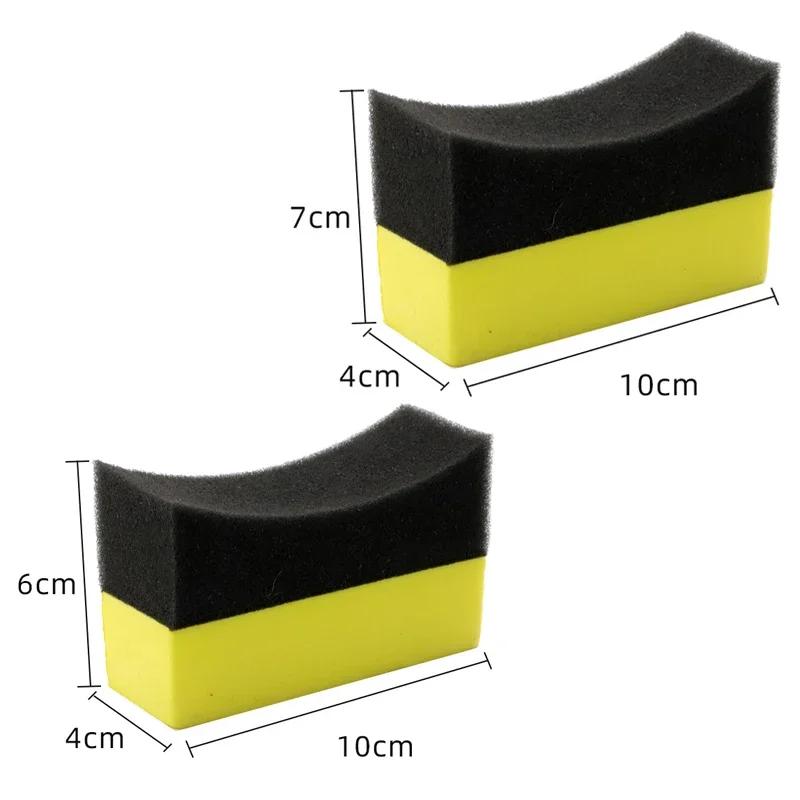 10pcs Auto Car Cleaning Sponge Brush Set Wheel Tire Wash Wipe Water Suction Pad Wax Polishing Tyre Care Brushes Tools