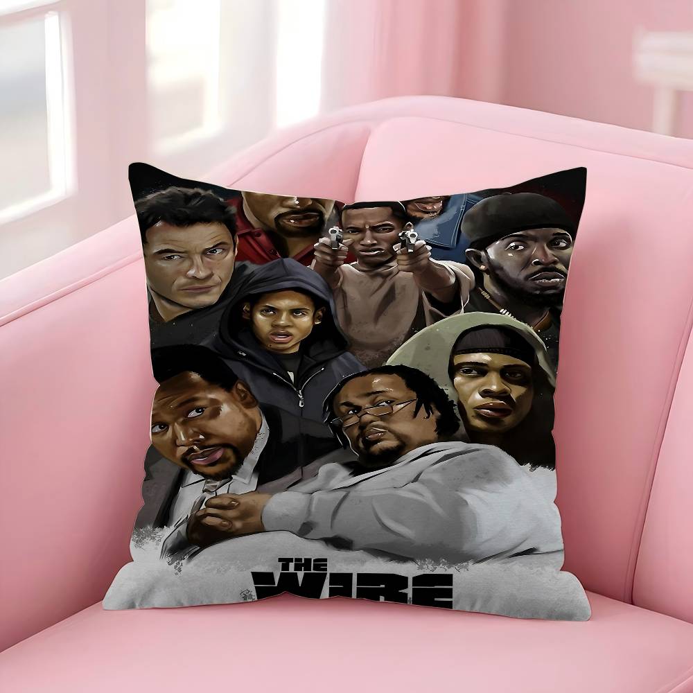 The Wire Movie Pillowcase Toon Gift Cushion Cover Bedroom Home Sofa Chair Seat Decor Pillow Case