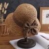 Summer Straw Hat Women's Foldable Versatile Sunscreen Sun Hat Sun Hat Children's Basin Hat Japanese Literary Fisherman