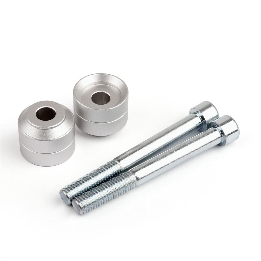 2Pcs Silver Handlebar Risers For BMW F800GS/ADV/ F700GS/ F650GS-TWIN M10x1.25mm