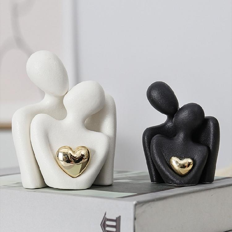 Human Statue Kissing Couple Wedding Gift Sympathy Gift Christmas Gift