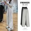 Fleece new straight sickle pants loose casual pants sports banana wide-leg pants women's commuter versatile sweatpants