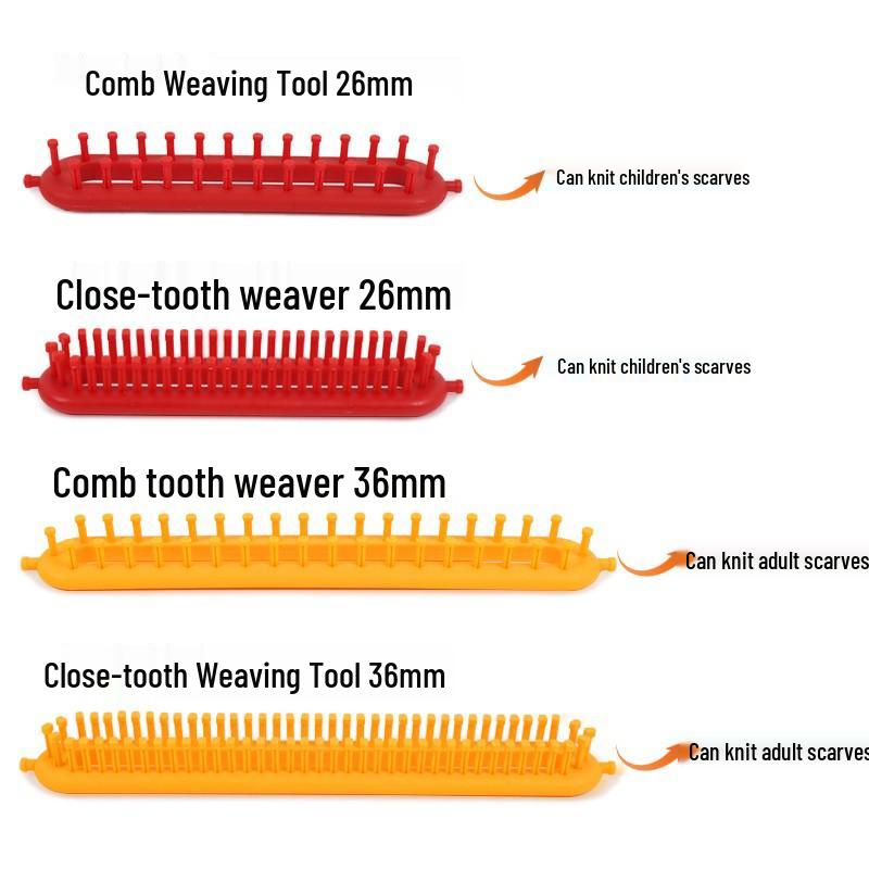 DIY Knitting Machine: Handmade Scarf & Sweater Kit for Lazy Crafters
