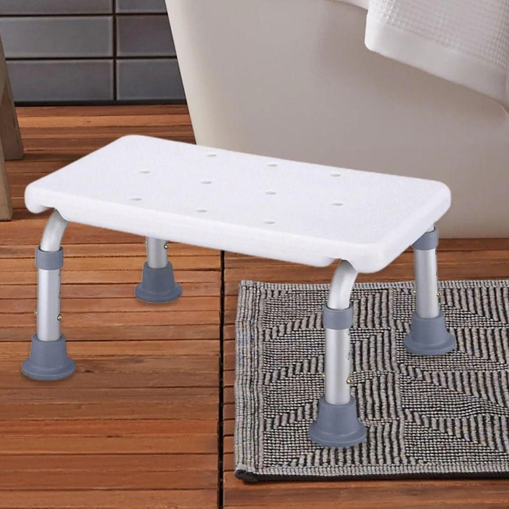 Drainage Holes Bathtub Chair Non-Slip Feet Shower Seats Comfortable Foot Step Stool  Elderly