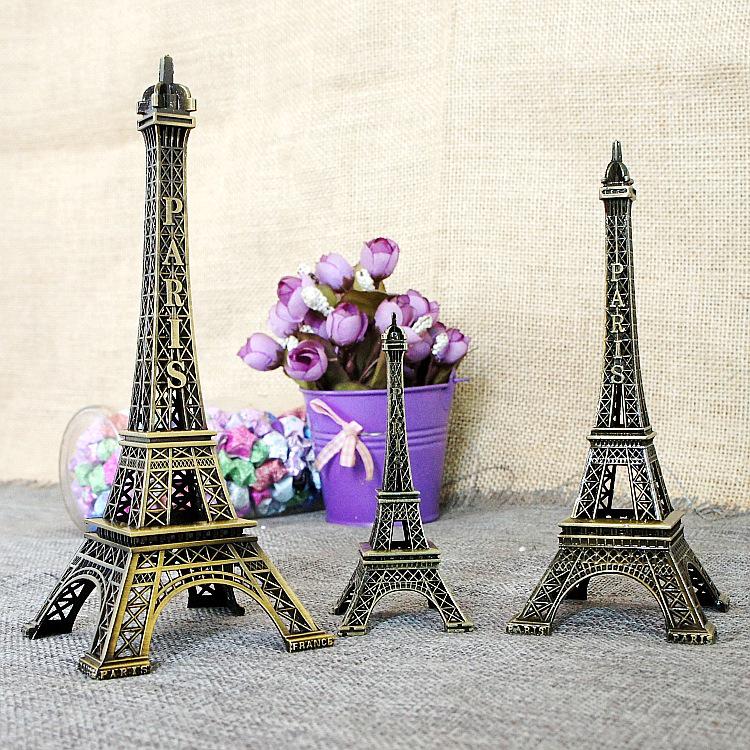 Parisian Eiffel Tower Metal Model with Box - Multiple Styles for Home Décor