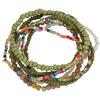 Kolorowy Boho Ręcznie robiony Zestaw Stackable Bransoletek z Koralików Wielokolorowy Warstwowy Rozciągliwy Bransoletka z Koralików Seed Boho Letnie Wakacje Biżuteria Plażowa