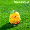 Cartoon Niedliche Nachtleuchtende Gelbe Küken Ornamente Kreative Harzhandwerke Kreative Cartoon Tier Modell Dekoration Zubehör