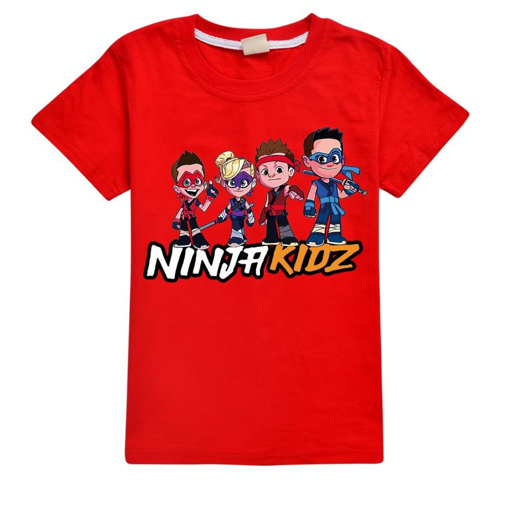 SPY NINJA Letní bavlněná trička Dívčí oblečení Dětský cosplay top Tričko s krátkým rukávem pro chlapce Tričko Kostýmy Kawaii Vánoční tričko