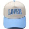 LOVER three-dimensional embroidery color matching truck driver hat European and American men and women couples casual sunshade baseball cap