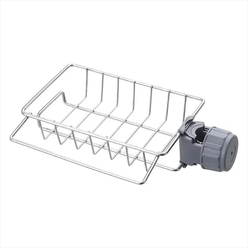 Multi-functional Sink Drain Rack Stainless Steel Storage Function Sponge Storage Rack Drainer Function Soap Drainer