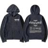 Rappare Juice Wrld 999 Retro Dragkedja Huvtröjor Herr Dam Mode Hip Hop Tröjor med dragkedja Träningsjacka Casual Jacka med huva Streetwear