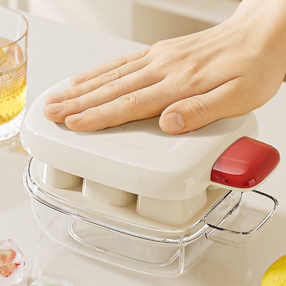 New Press Ice Cube Mold Easy Demoulding Portable Homemade Ice Cube Maker Ice Cream Ice Cube Frozen Ice Cube Tool