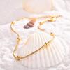 Summer Anklets for Women Girls, Stainless Steel Round Snake Chain Bead  Anklet Bracelet On Leg  Jewelry Waterproof
