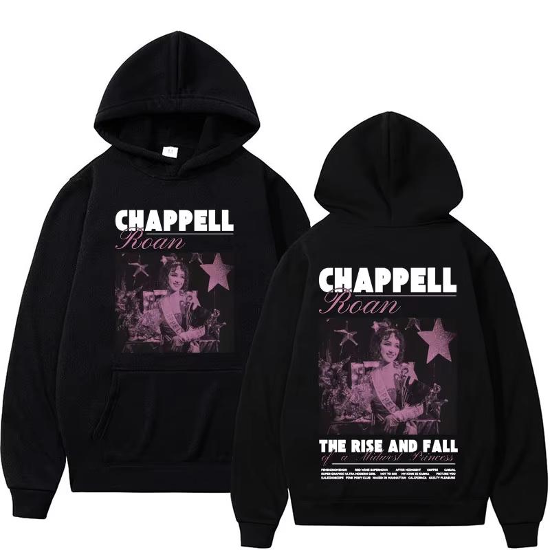 Chappell Roan Midwest Princess Tour Women Hoodie Sweatshirt Hoodies Fashion Fashion Print Long Sleeve Unisex Casual Print sweatshirt Oversized