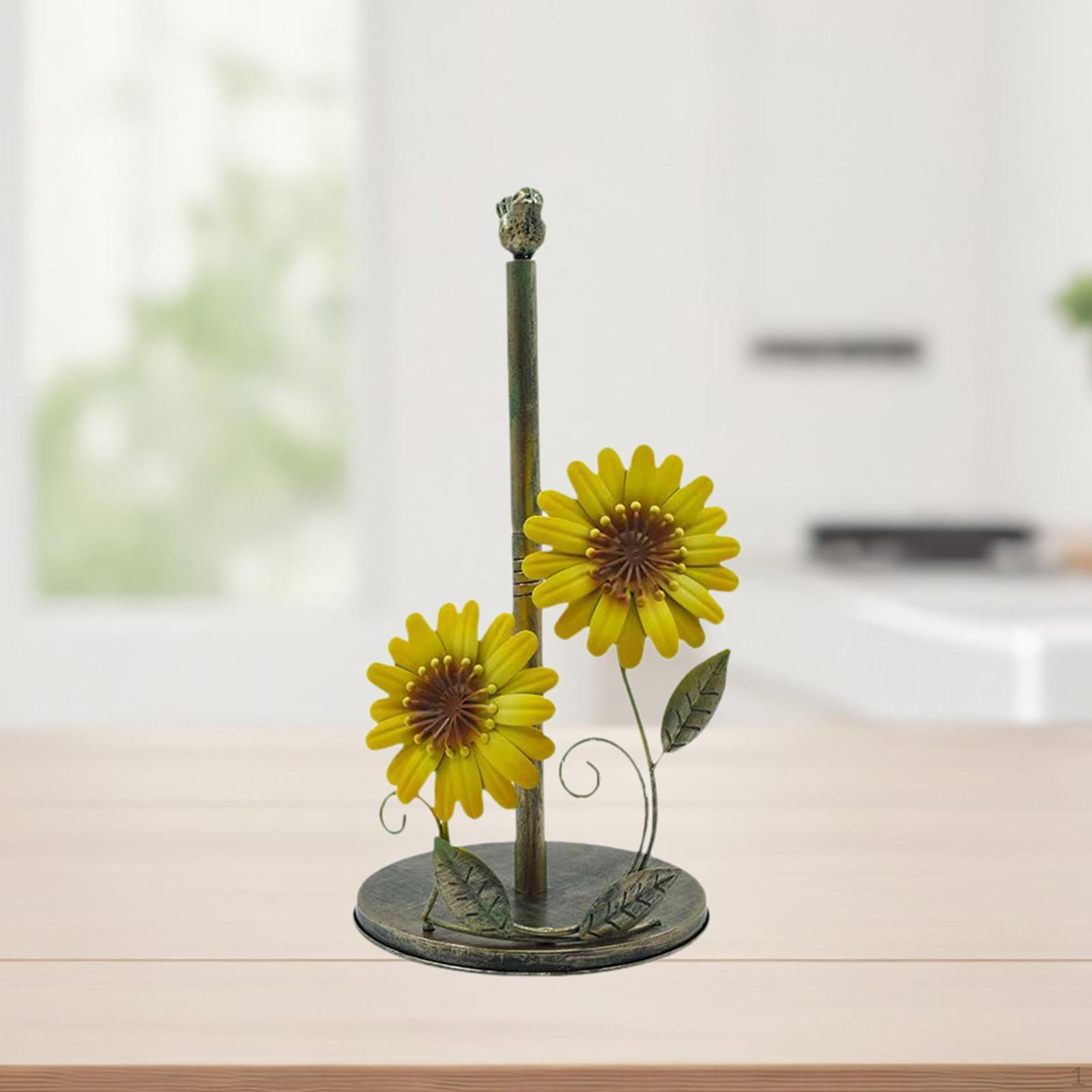 

Держатель для салфеток Кухонный рулон Бумажное полотенце Милый Органайзер для рулонов Вертикальная подставка для салфеток для жёлтый