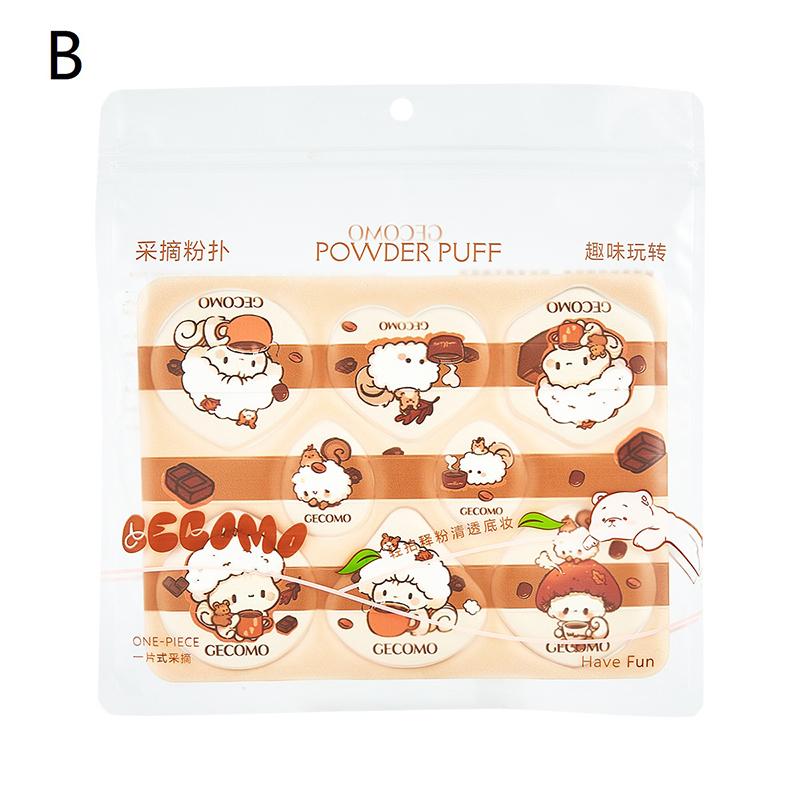 8Pcs Soft Cosmetic Puffs Cosmetic Powder Puff Blender Set Multi-Shaped Soft Touch Sponges For Daily Makeup Beauty Tools