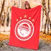 Couverture Flanelle Olympiacos F.C Douce Couverture Toutes Saisons, Design pour Camping, Voyage en Voiture, Randonnée Canapé, Lit, Bureau Cadeau Parfait pour les Fêtes