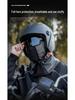 Warme Fleece- Sturmhaube: Winddichte Vollgesichts-Motorrad-Skimaske für Männer & Frauen