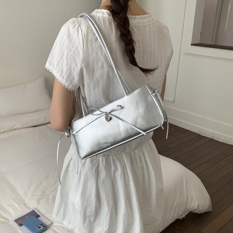 Modern Womens Pu Square Shape Shoulder Bag With Dual Straps For Casual Outfits