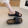 Flat-bottomed cool slippers women's summer wear new Internet celebrity casual non-slip beach sandals soft-soled lazy one-word drag