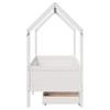 Kids  Bed with Drawers 80 X 170 Cm Solid Pine Wood