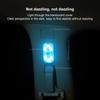 LED Car Mini Touch Light USB Charging Portable Auto Roof Ceiling Reading Night  Lamp Wireless Magnetic Decoration Ambinet Light
