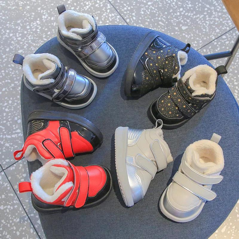 Warm Girl Boots Fashion Versatile Winter Boot Casual Non Slip Child Boots Simple Comfort Snow Boot Thick Soled Popular Kid Shoes