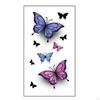 20Pcs Face Tattoo Sticker Women Girls Waterproof for Body Chest Makeup Butterfly Daisy