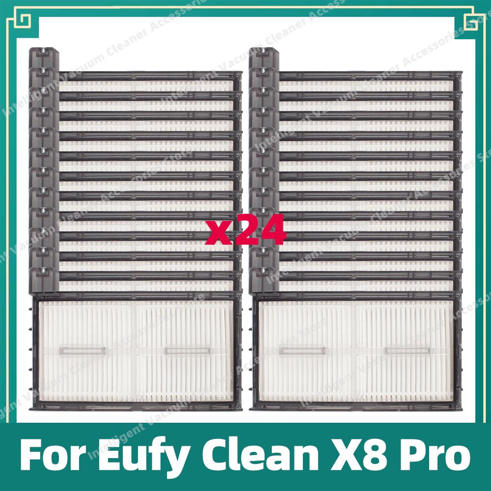 Compatible For Eufy Clean X8 Pro SES Vacuum Cleaner Main Side Brush HEPA Filter Dust Bag Mop Cloth Accessories Parts Kits
