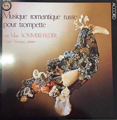 LP Record MAX SOMMERHALDER, MARIO VENZAGO - Musique Romantique Russe Pour Tromp ACC140027 ACCORD 1980 Europe Classical Used