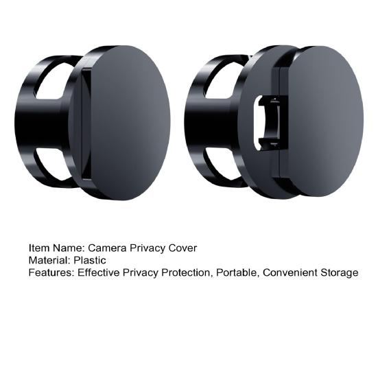 Nostalgie Camera Privacy Cover for Meta Smart Glasses, Signal Friendly Light Dimmable Sticker with Snap And Slide Design, Easy Install Lens