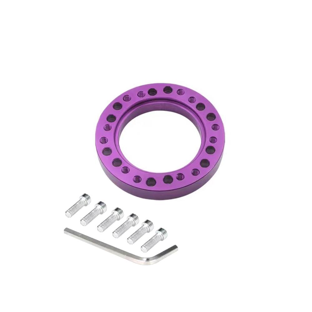 Neue Lenkradnabe 1/2 ZOLL Distanzstück Lenkradnaben-Boss-Kit Adapter Distanzstück 13mm 24 Loch Auto Lenkrad Adapterplatte