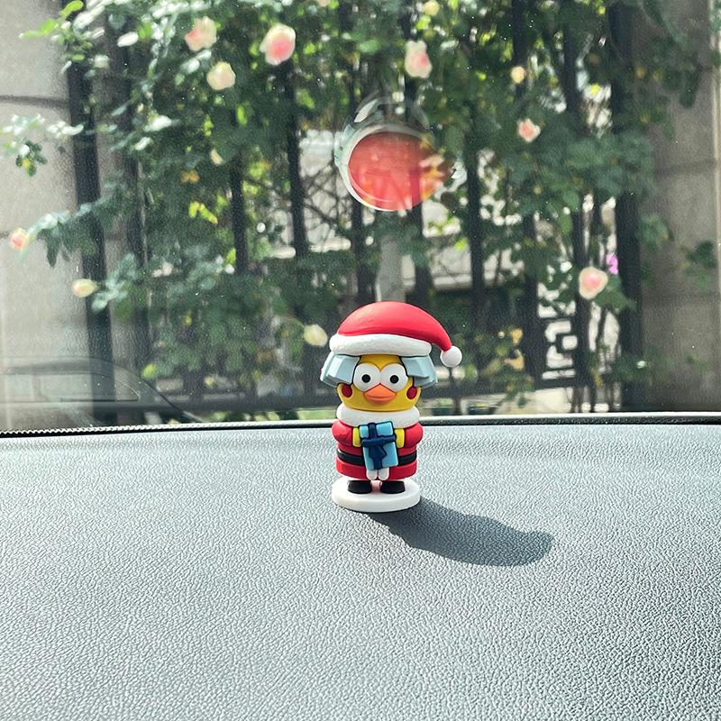 Chicken Pigeon Desktop & Car Ornament: Cute Cai Xukun Ikun Figurine for DIY Decoration