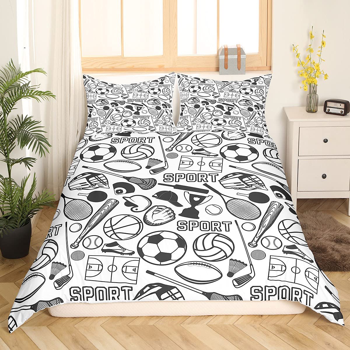 

Спортивный бадминтонный пододеяльник флуоресцентный зеленый розовый бадминтонный ракетка комплект постельного белья спортивный игровой пододеяльник модный пододеяльник EU Single(135x200cm)