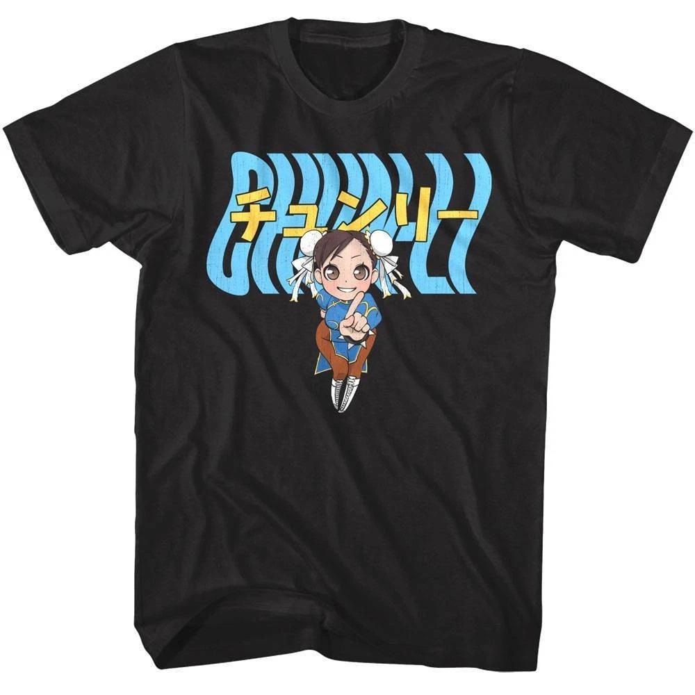 Street Fighter Chun-Li Chibi Men s T Shirt XXXL