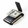 2025New Men Ultra Thin Wallet Coin Purse Magnetic Buckle Business Card Holder Fine Milled Quality PU Material for Outdoor