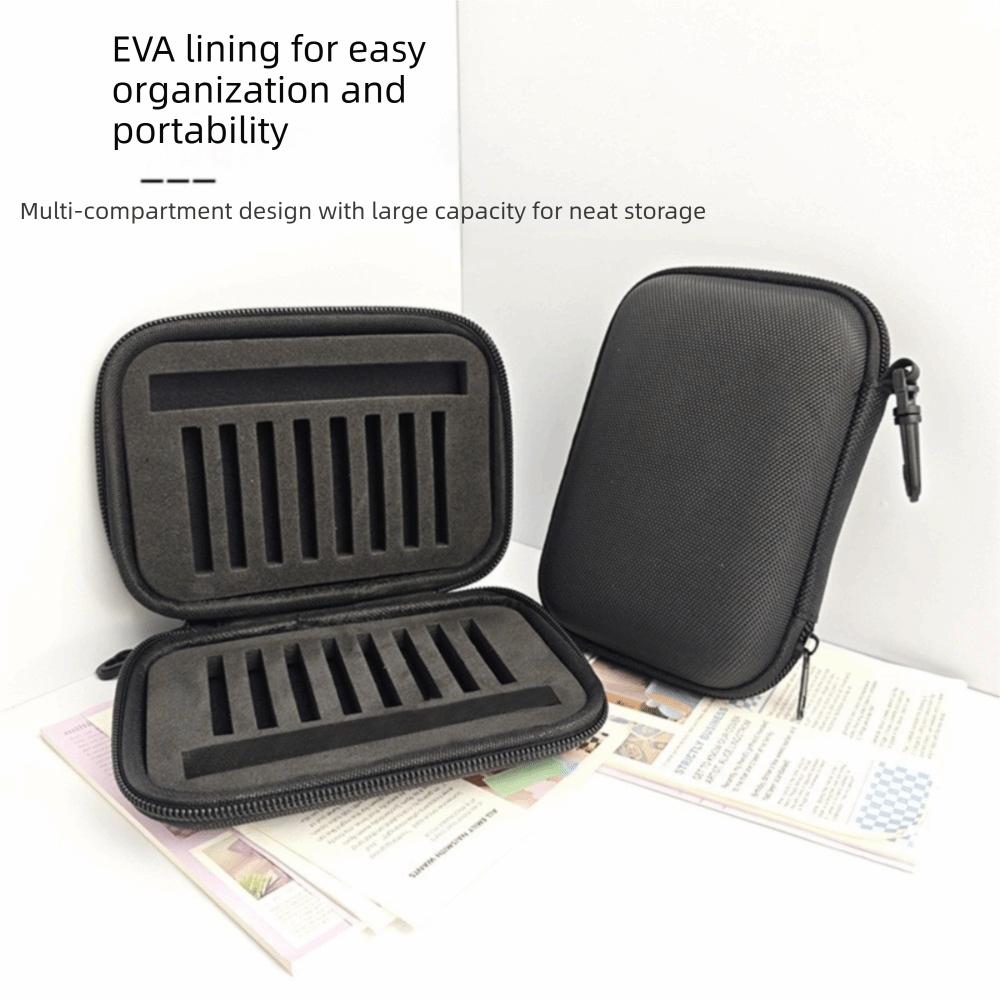 Hard Shell Fishing Lure Box EVA Spoon Lure Case Carry Bag Fishing Tackle Bag Perch Fishing
