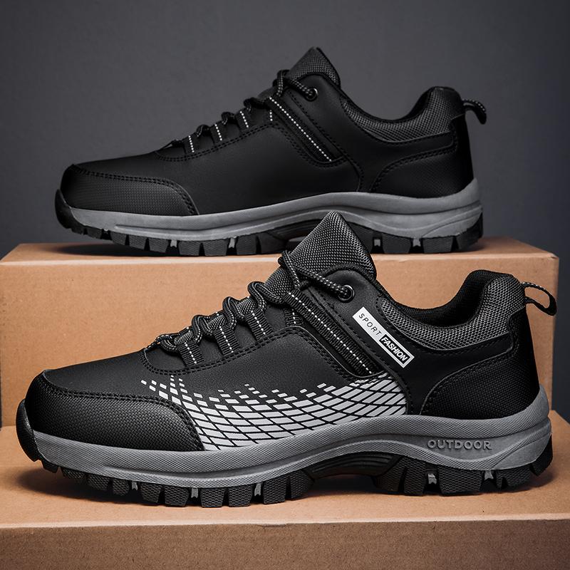 Fashion Man Shoes Outdoor Men's Hiking Shoes Lightweight Casual Sports Shoes Men Waterproof Comfortable Trekking Sneakers Large Size 46