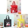 Kids Portable Canvas Lunch Box With Material For School And Outdoor Use