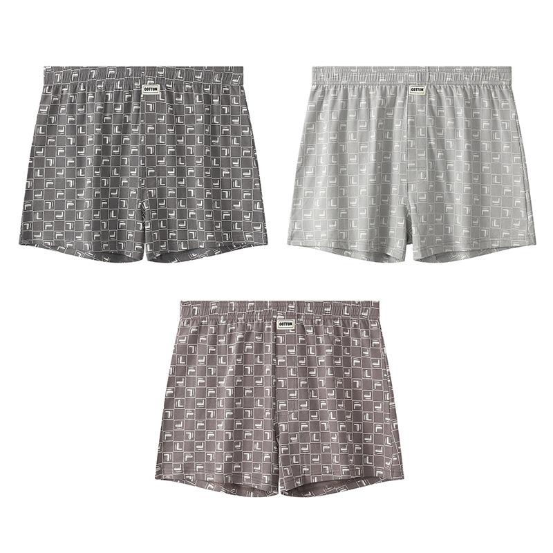 

Мужские брюки Aro, сетчатое нижнее белье, хлопковые свободные, с высокой талией, тонкие, дышащие, домашние трусы, шорты, карманы, трусы M-3XL Plus Size 3XL