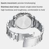 Mens Watch Square Dial Fashion Quartz Wrist Watches Multifunctional Chronograph Waterproof Luminous Gifts Box