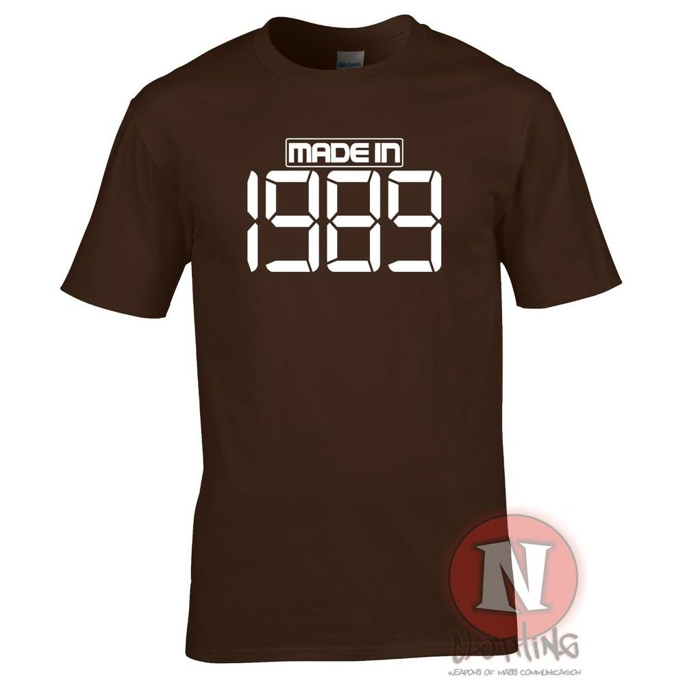 Made In 1989 TShirt Birthday Party Celebration Fancy Dress Teeshirt