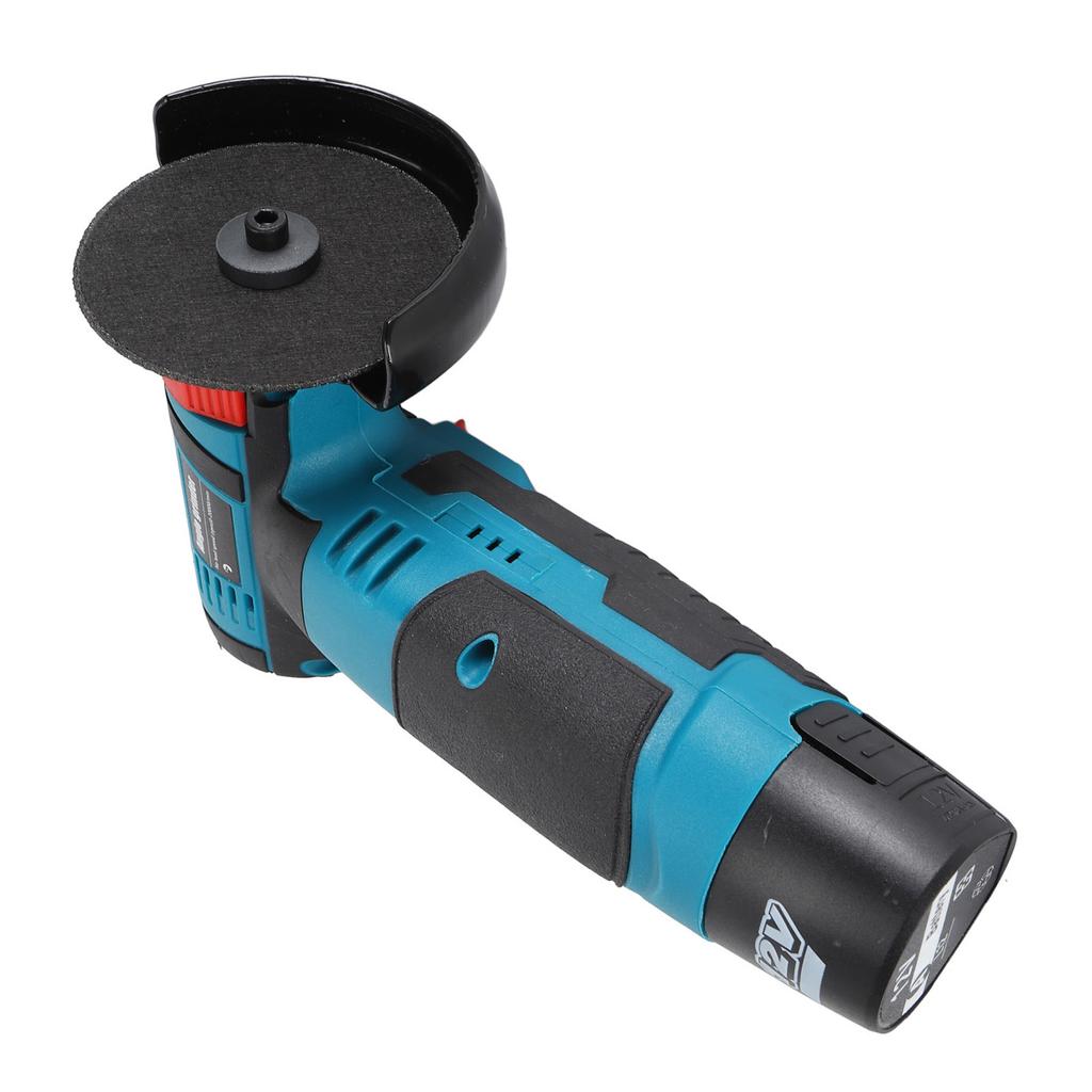 3 Inch Angle Grinder 19500RPM 500W Handheld Lithium Electric Grinding Machine with 3 Saw Blades