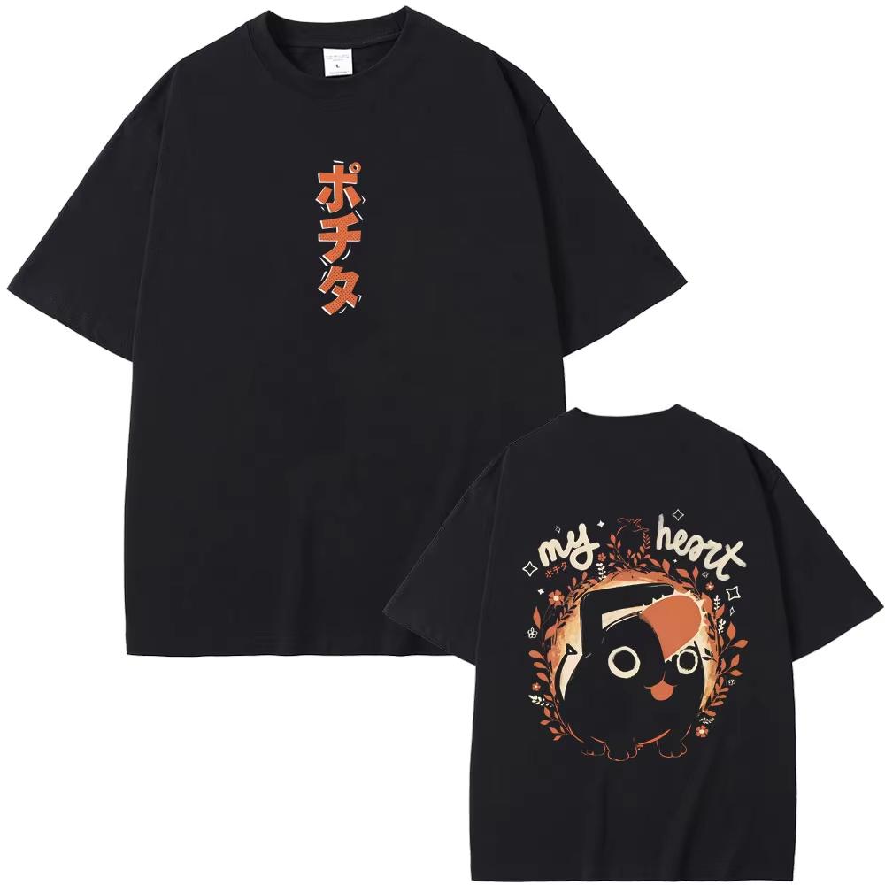

Anime Chainsaw Unisex Denji Pochita Funny Graphic Tshirt Unisex Women Unisexga Casual Harajuku T Shirts Male Vintage Tshirts Streetwear XL