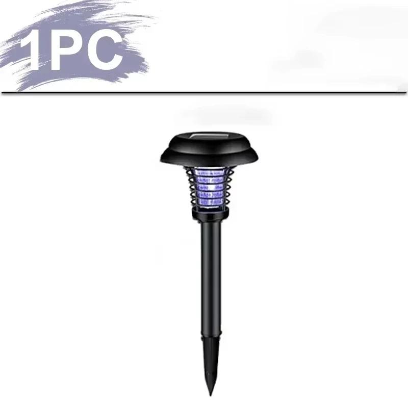 

1/2/4/6/8PCS Solar Bug Zapper Mosquito Killer Lamp Waterproof Insect Trap with Toggle Switch for Lawn Garden Balcony Camping Use