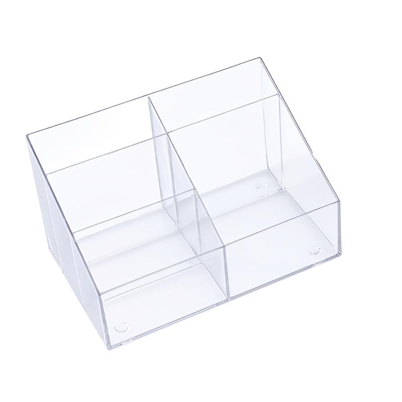 Transparent Desktop Drawer Storage Box - Stackable Organizer for Cosmetics & Stationery