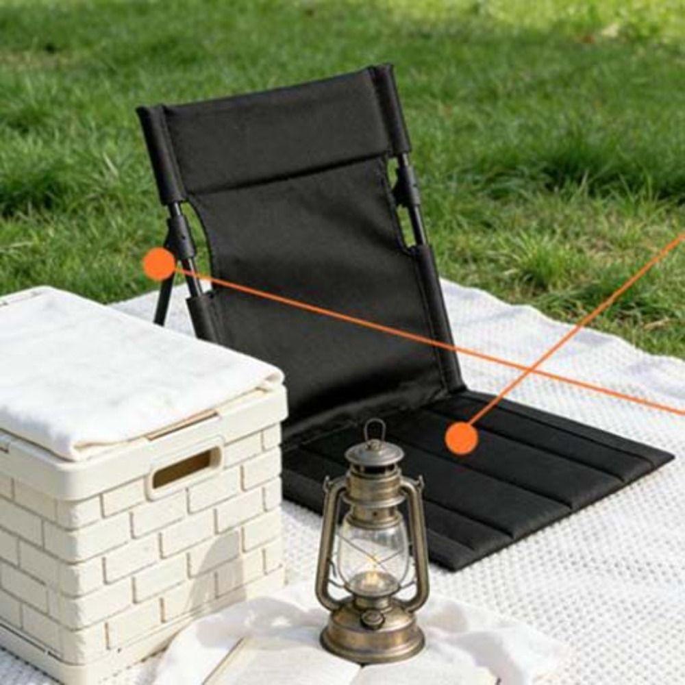 Comfortable Sitting Foldable Camping Chair Single Lazy Chair  Picnic Activities