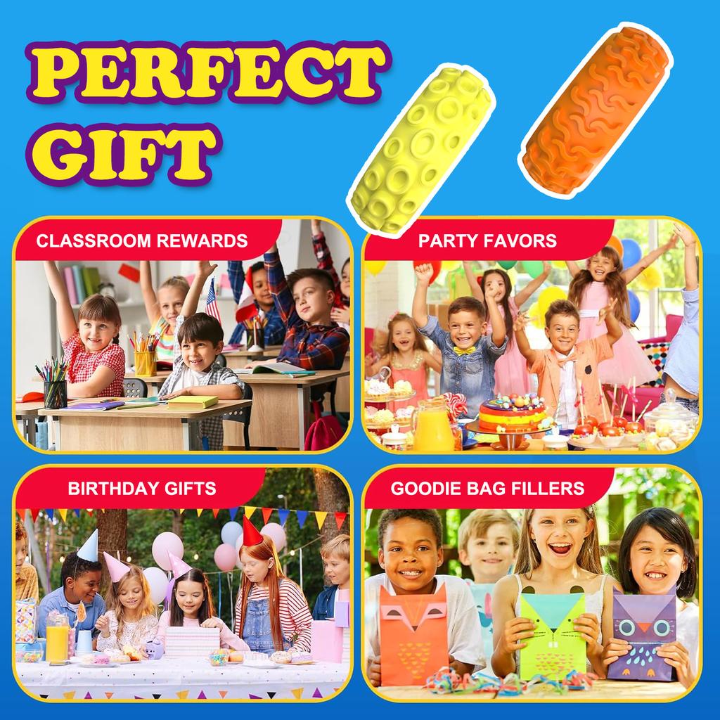 6/12/18 SZT Pierścionki Sensoryczne Zabawki Fidget Autyzm Uspokajające Redukcja Stresu Zestaw Pierścionków na Palce Prezenty dla Dzieci Nagroda w Klasie dla Ucznia