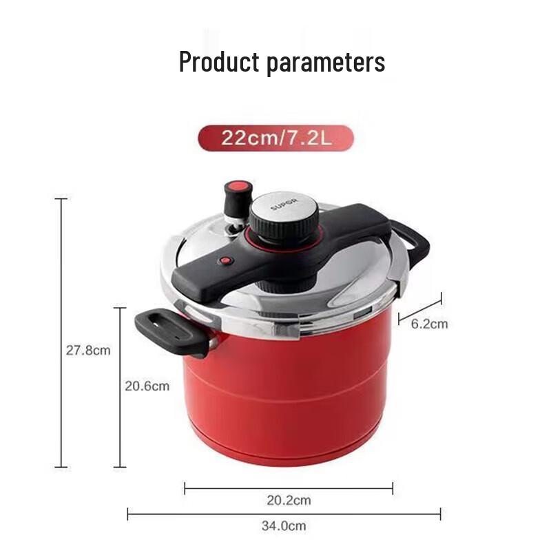 

Supor Quick-Open Pressure Cooker with Steamer