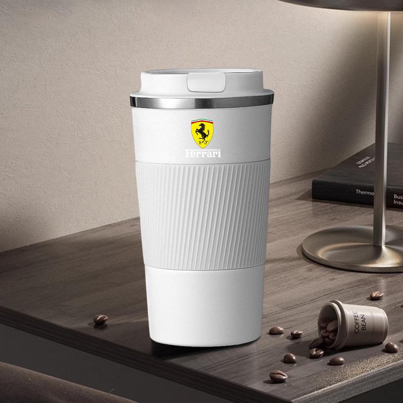 Emblemă Mașină F1 Ferrari Cană Termos din Oțel Inoxidabil Cană Apă Cafea Pentru Ferrari Roma 488 Portofino F8 Roma Spider SF90 Superfast